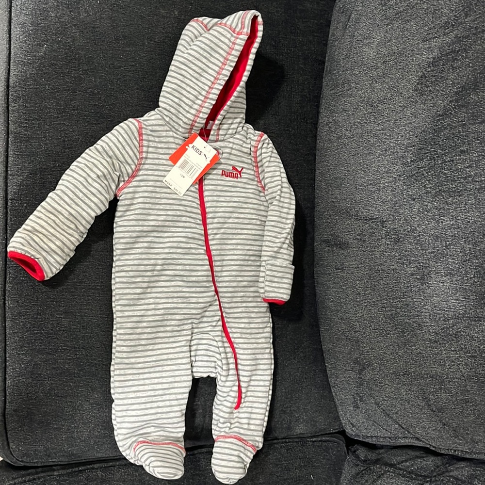 Puma Infants footed jumpsuit